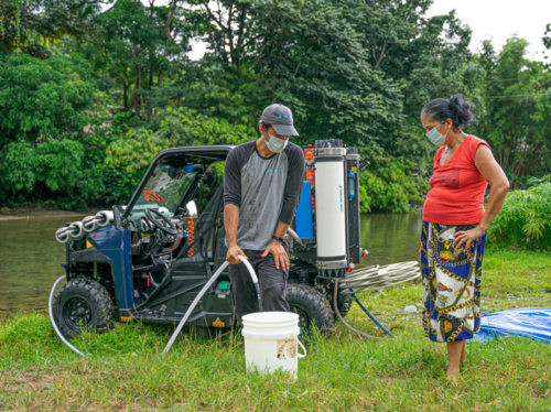 Desalificazione mobile di acqua di mare da osmosi inversa	Componenti dello SpA