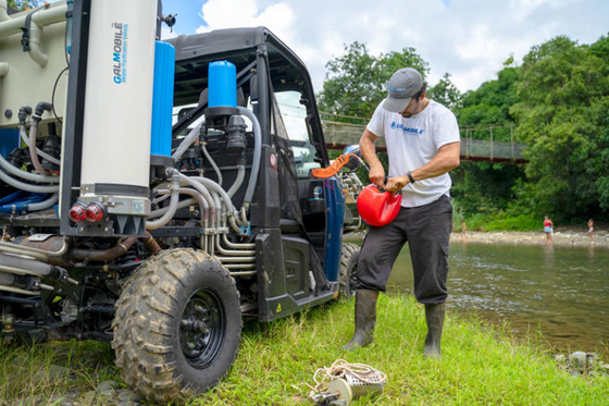 Desalificazione mobile di acqua di mare da osmosi inversa	Componenti dello SpA