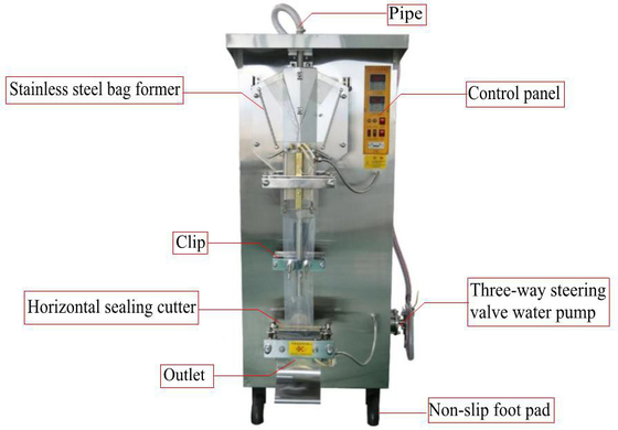 Sistema del RO e macchina di rifornimento dell'acqua della bustina 220V/380V 4000BPH