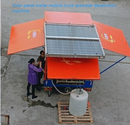 Dissalazione dell'acqua marina alimentata a energia solare in contenitori Sistema RO di osmosi inversa