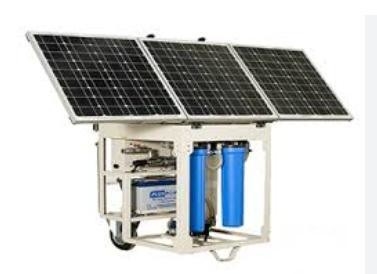 Piccola mini macchina di desalinizzazione dell'acqua di mare