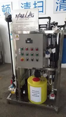 250LPH ha messo in contenitori l'impianto per il trattamento delle acque, attrezzatura di desalificazione dell'acqua di mare