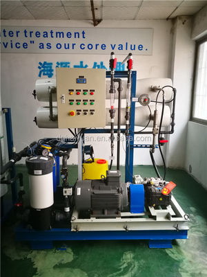 Macchina 20000LPD 1000psi di desalificazione dell'impianto per il trattamento delle acque del mare dello SpA