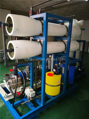 Macchina 20000LPD 1000psi di desalificazione dell'impianto per il trattamento delle acque del mare dello SpA