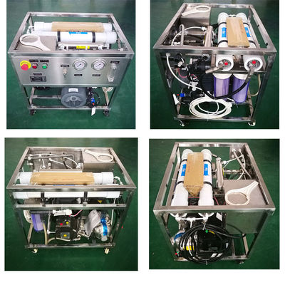 Pianta del RO dell'acqua di mare di rimozione del cloruro, creatore marino 80KG dell'acqua dolce 220V