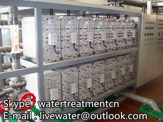 la batteria ha distillato i sistemi a acqua deionizzati con produttività di controllo 1TPH dello SpA