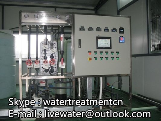 la batteria ha distillato i sistemi a acqua deionizzati con produttività di controllo 1TPH dello SpA