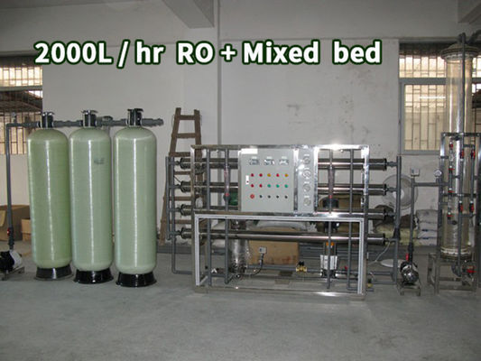 10000L/Hour Ion Exchange Water Purification Di Filter che alimenta acqua non depurata