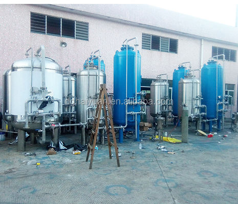 100LPH deionizzati innaffiano il materiale Ion Exchange del acciaio al carbonio del sistema di filtrazione