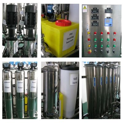 Pianta 50Hz 1TPH Eco del RO di osmosi inversa di dialisi amichevole con tecnologia UV