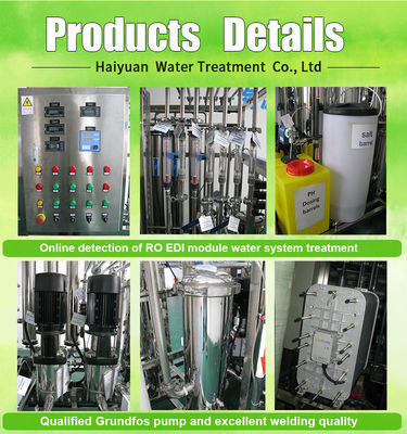 Sistema demineralizzato 1TPH di purificazione di EDI Unit For Water Treatment