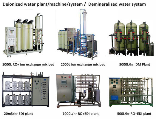 Sistema demineralizzato 1TPH di purificazione di EDI Unit For Water Treatment