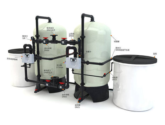 Sistema commerciale DOW Membrane With Iron Filter dell'addolcitore dell'acqua 1TPH