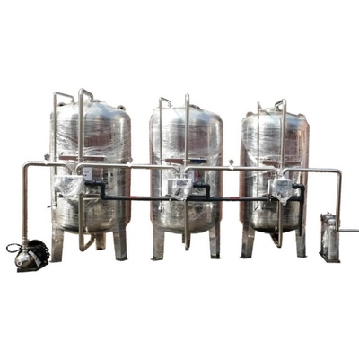 Filtro a sabbia attivo dal quarzo del carbonio di acciaio inossidabile di acciaio al carbonio 2500L/H