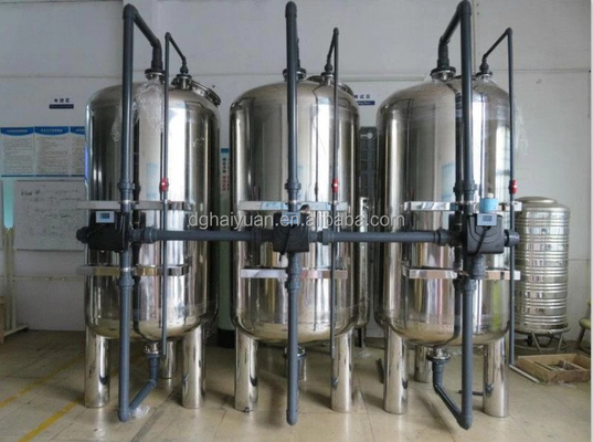 Filtro a sabbia attivo dal quarzo del carbonio di acciaio inossidabile di acciaio al carbonio 2500L/H
