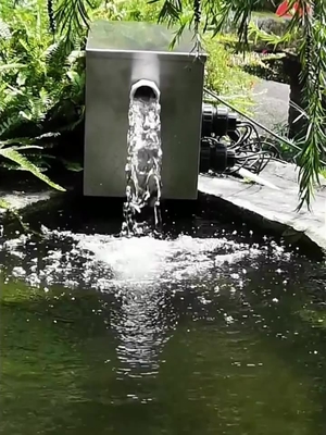 Acciaio inossidabile all'aperto Koi Pond Water Circulation System 2000LPH