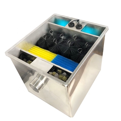 Acciaio inossidabile all'aperto Koi Pond Water Circulation System 2000LPH