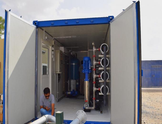 Containerized Water Treatment System Machine Plants Containerized RO Sea Water Seawater Desalination Plants