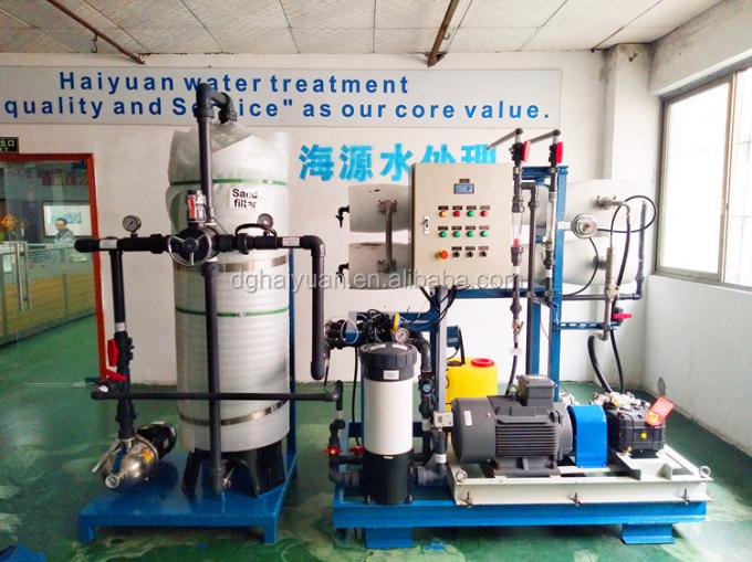 Containerized Mobile Brackish Salt Water Solar Powered Sea Water Desalination Plant Well Water RO Seawater Desalination Plant