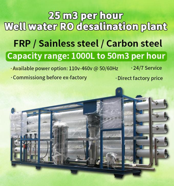 Bw Well Water Desalination Machine Brackish Well Water Desalination Plant for Agriculture