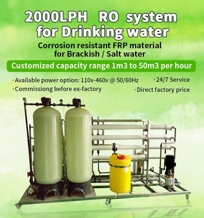 Industrial RO Water Treatment Plant Drinking Water Reverse Osmosis Plant Brackish Water RO Plant